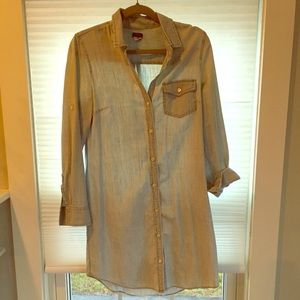 J.Crew Chambray shirt dress - size small